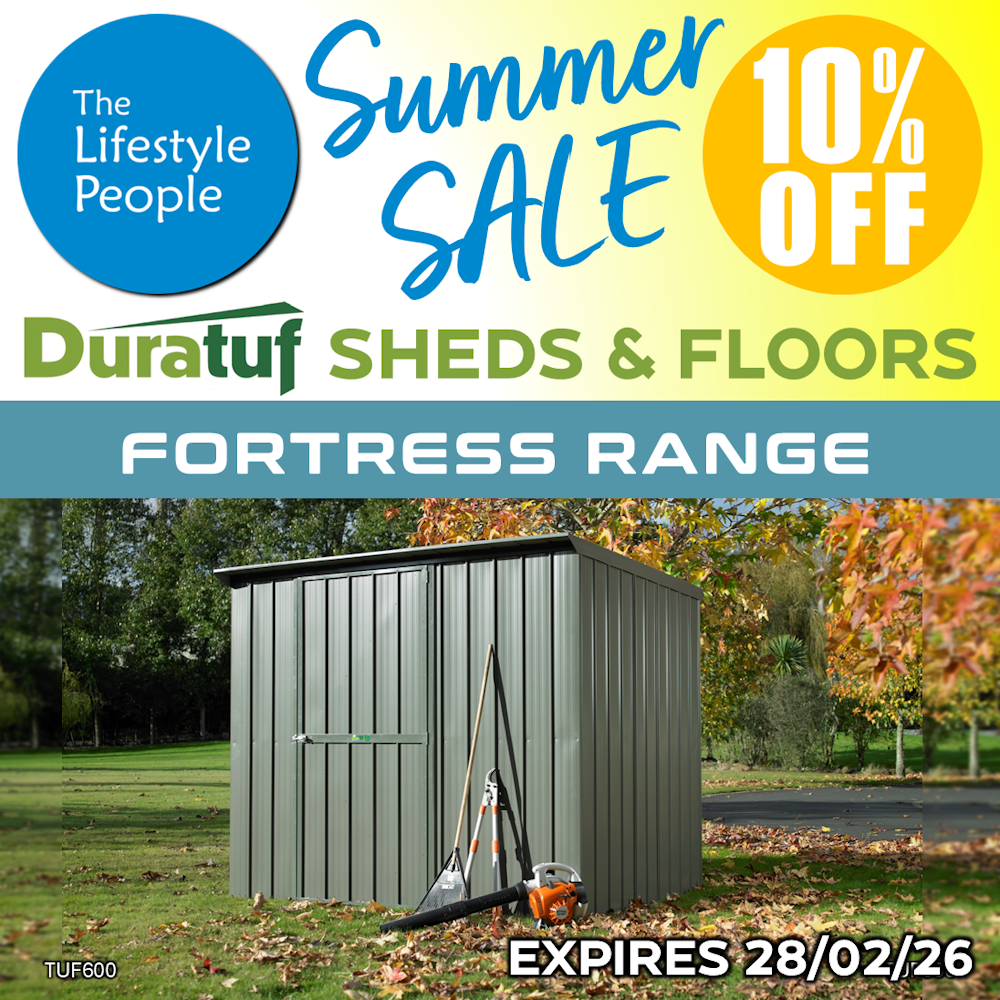 Fortress TUF600 Shed - 2.3m x 1.7m (Colour Finish)