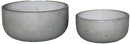 Large Light Cement Pot (Wide Style)