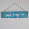 Wooden Plank Sign 'Home'