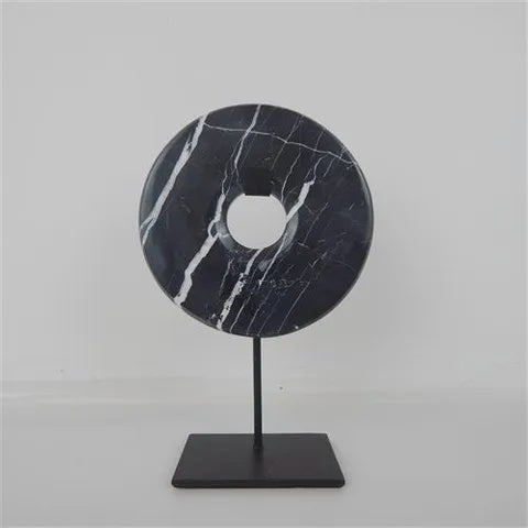 Marble Circle on Stand - Clearance