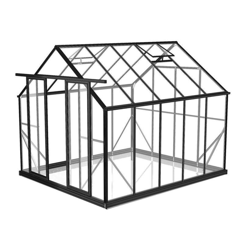 Winter Gardenz Greenhouse 8x10 (2596mm x 3220mm x 2615mm) - Toughened Glass