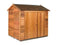 Astor Cedar Shed - Finger Jointed Cladding with Colour Steel Roof -2.4m (length) x 1.89m (depth)