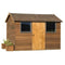 Bentley Cedar Shed - Finger Jointed Cladding with Colour Steel Roof -3.6m (length) x 2.49m (depth)
