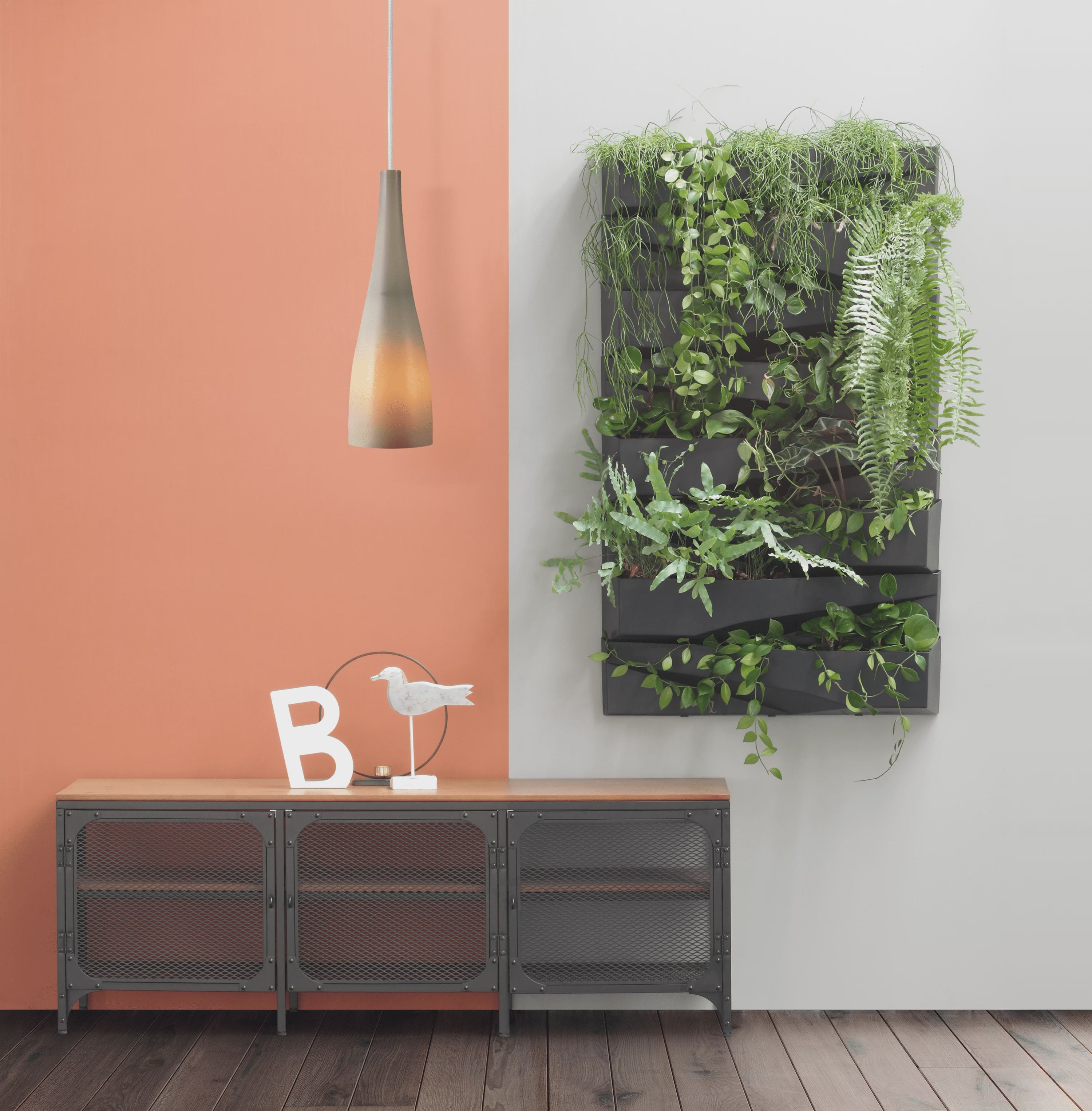 Prosperplast Cascade Vertical Garden Wall - 190mm (L) x 780mm W) and 350mm (H)