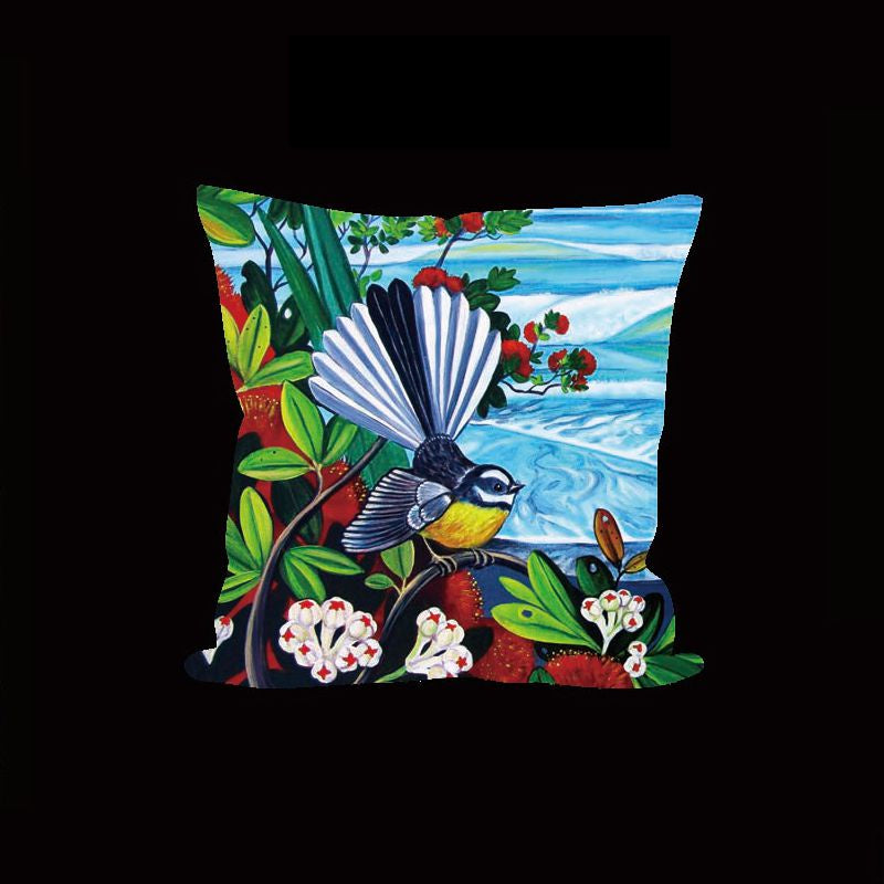 Cushion Cover - Fantail by the sea