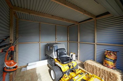 Duratuf Lifestyle Waimate Stylish Shed 5000mm x 2000mm ( Zinc finish)