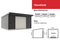 Duratuf Lifestyle Havelock Stylish Shed 4800mm x 4200mm (Zinc finish)