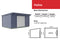 Duratuf Lifestyle Paihia Stylish Shed 4800mm x 6000mm (Zinc finish)