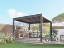 TLP Elite 4mx3mx2.7m Louvre Pergola LED - Free Standing Electric Motor