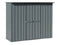 Garden Master 2308 Garden Shed 2.280m (w) x 0.785m (d)- Zinc