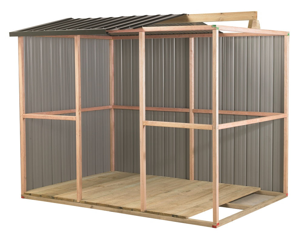 Duratuf Kiwi Garden Shed MK3 (Zinc finish) - 3380mm x 1715mm
