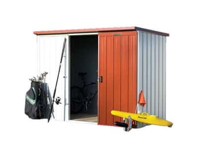 Duratuf Kiwi Garden Shed KL2 (Zinc finish) 2545mm x 1210mm