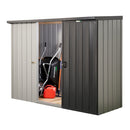 Duratuf Kiwi Garden Shed KS2 (Zinc finish) - 2545mm x 875mmm