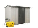 Duratuf Kiwi Garden Shed MK2 (Zinc finish) - 2545mm x 1715mm