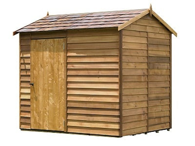 Millbrook Cedar Shed - Finger Jointed Cladding with Colour Steel Roof -2.4m (length) x 1.89m (depth)