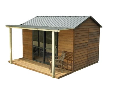 Urban Cedar Shed - Finger Jointed Cladding - 3.6m (Wide)  x 2.77m (Depth)