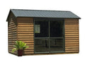 Urban Cedar Shed - Finger Jointed Cladding - 3.6m (Wide)  x 2.77m (Depth)