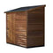 Woodridge Cedar Shed - Finger Jointed Cladding with Colour Steel Roof -2.4m (length) x 1.19m (depth)